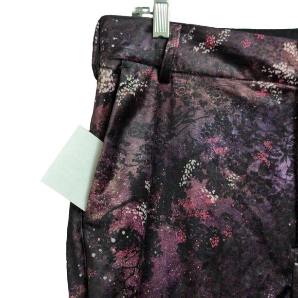 Scotch & Soda Velvet High Rise Flared Trousers Pants Multicolor Pockets 32 New - Picture 4 of 16